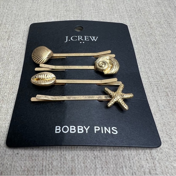 ❤️ J. CREW ❤️ Seashell Bobby Pins Set - Picture 3 of 7